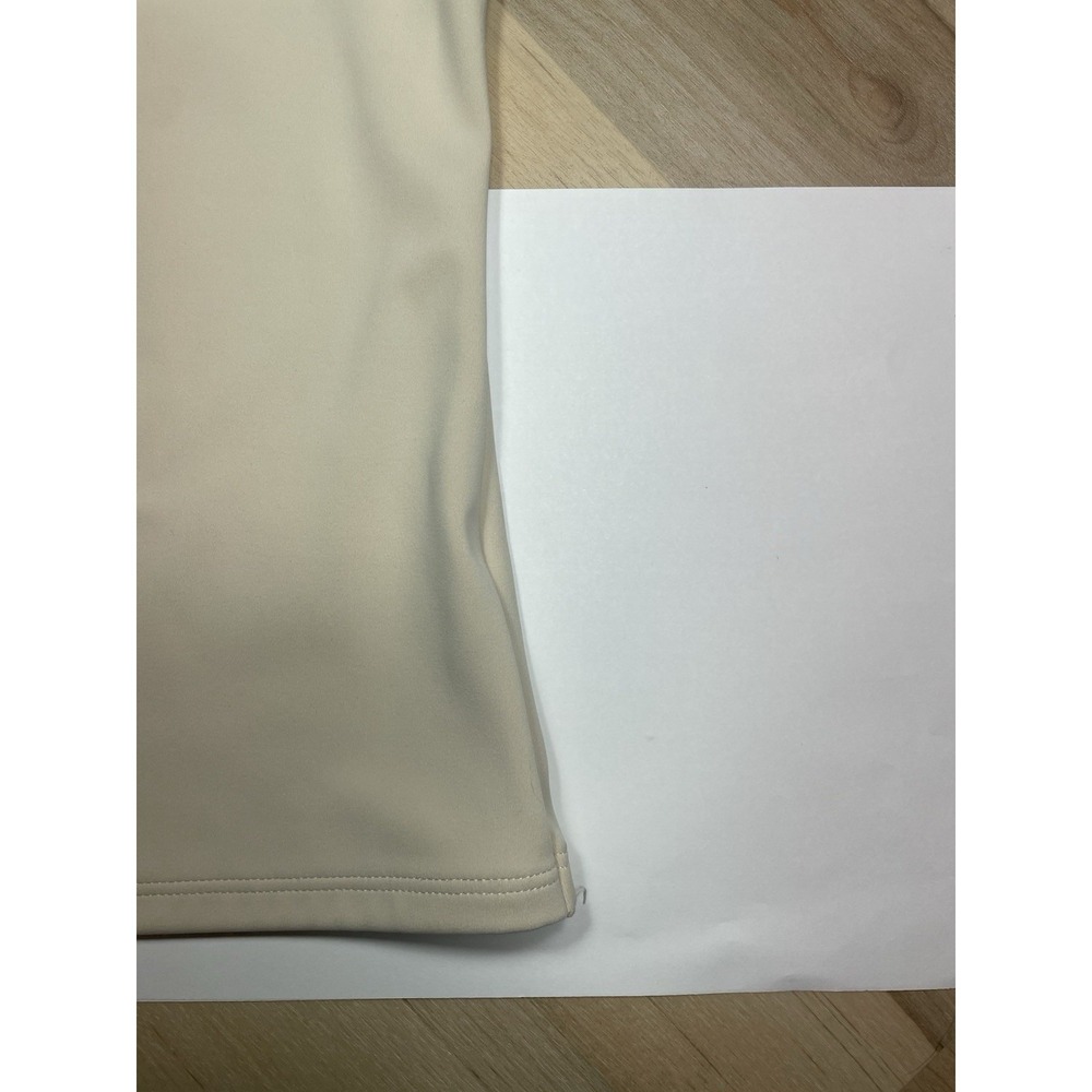 Express Body Contour Tank Top XS Beige Sleeveless Stretch Fitted Basic - Picture 4 of 8